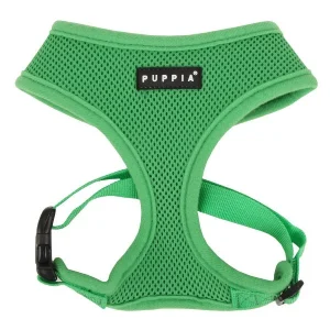 Puppia Soft Harness Model A Green - Hondentuig