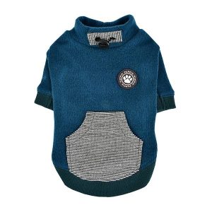 Puppia Rezso Hoodie Teal ( Small )