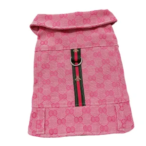 Stijlvol Hondenvest – Jasje met print Roze