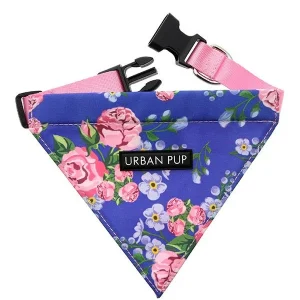 Urban Pup Pink/Blue Floral  Bandana