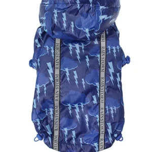 Urban Pup Storm Print Rainstorm Rain Coat