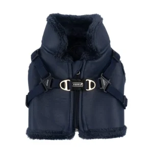 Puppia Wynter Vest Harness – Model V Navy