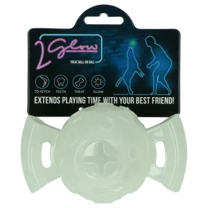 2 glow treat ball on call