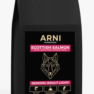 ARNI Superfood - Senior/Light Dog Scottish Salmon with Dill, Spinach, Fennel, Asparagus and tomato
