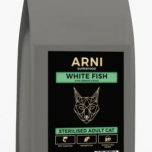 ARNI Superfood - Sterilesed Adult Cat White Fish with Herring Caviar