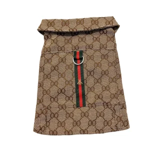 Stijlvol Hondenvest – Jasje met print Beige