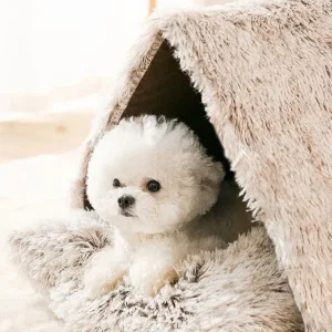 Driehoekige Kattenbed Tent – Warm en Gezellig Huis voor Jouw Viervoeter