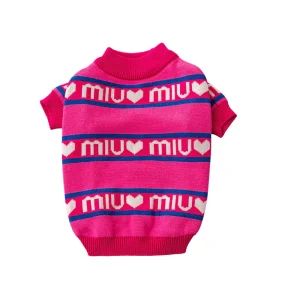 Hondentrui Print Roze