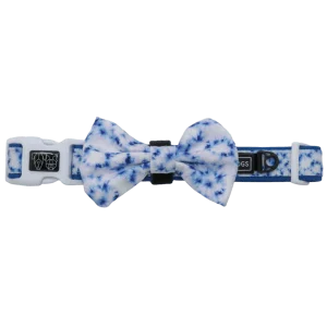 Big and Little Dogs Halsband Blue Tie Dye