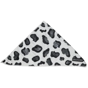 Big  and Little dogs Bandana Grey Leopard