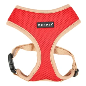 Puppia Soft Harness II model A Red