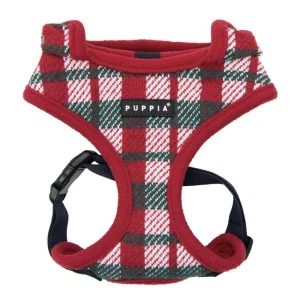 Puppia Festive Harness model A Red
