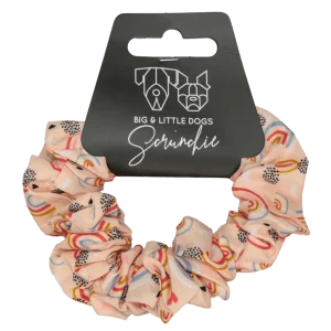 Big and Little Dogs Rainbow Dreams scrunchie