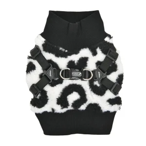 Puppia Sweater Harness J Serval Black