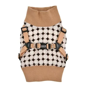 Puppia Sweater Harness J Jace Beige