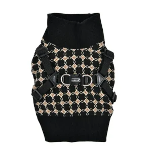 Puppia Sweater Harness J Jace Black