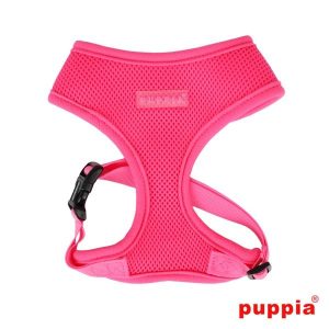 Puppia Neon Soft Harness model A Pink