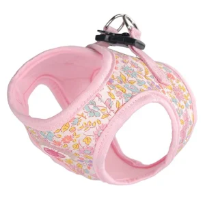 Pinkaholic Ione Vest Harness Light Pink – Zacht Katoenen Hondentuigje voor Kleine Honden