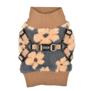 Puppia Sweater Harness J Ren Beige