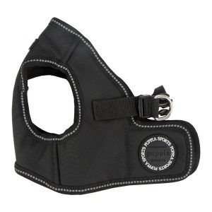 Puppia Trek Vest Harness model B Black