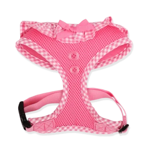 Puppia Vivien Hondentuig Model A Pink – Lichtgewicht Harnasje voor Kleine Honden