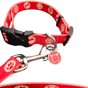 Bobby Bones halsband Red Large tweedekans
