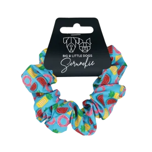 Big and Little Dogs A Splashing Good Time scrunchie
