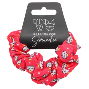 Big and Little Dogs Queen of the Clouds scrunchie