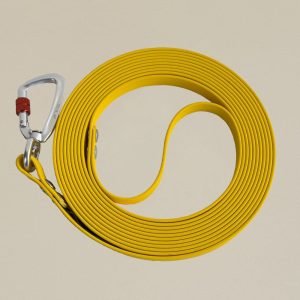 Biothane hondenlijn - Geel (3 / 5 / 10 meter)