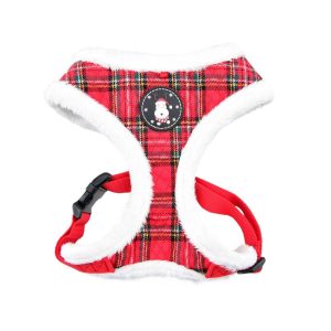 Puppia Harness A Blitzen Checkered Red