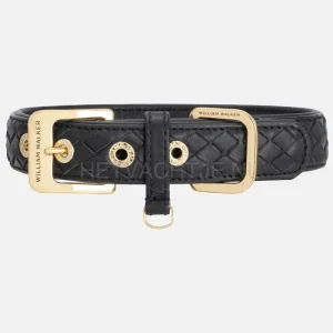 William Walker - Leren halsband Prestige Nero