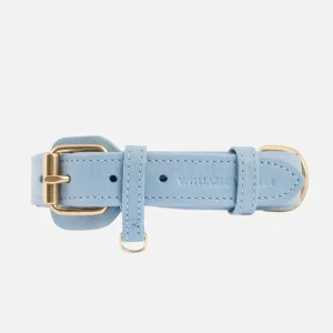 William Walker - Leren hondenhalsband Sky