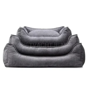 William Walker - Orthopedisch corduroy hondenbed Charcoal