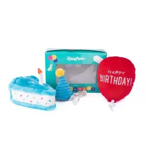 Zippy Paws | Pup Birthday Box Blue